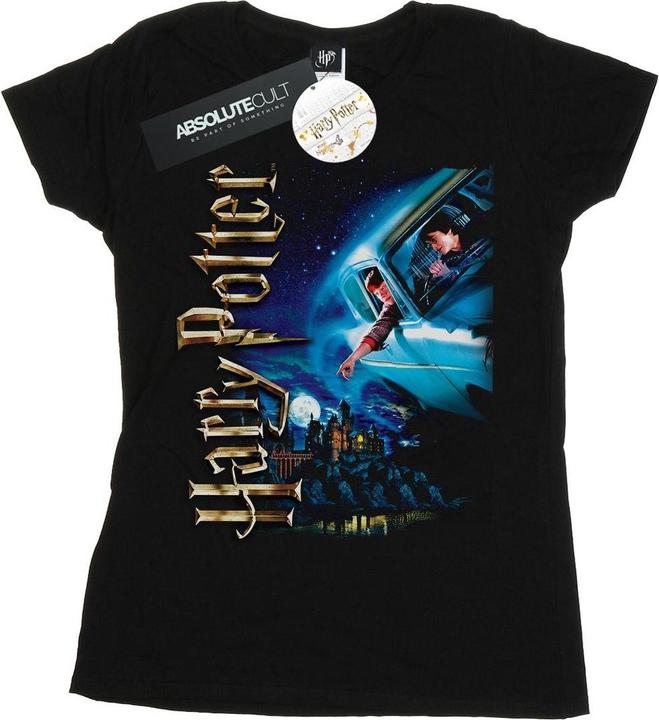 Actual product image Womens/Ladies Smiles At Hogwarts Cotton T-Shirt (XXL)