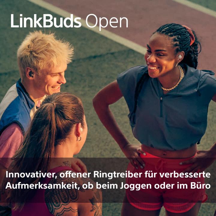 Produktbild Sony LinkBuds Open (keine Geräuschunterdrückung, 8 h, Kabellos)