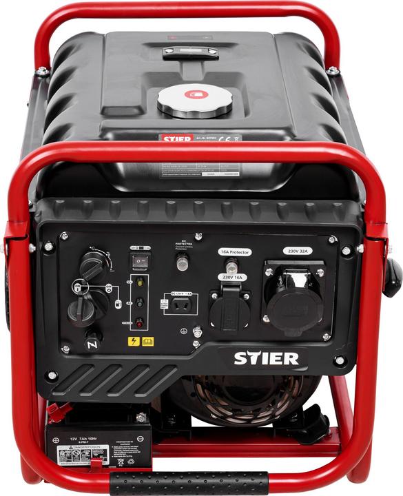 Actual product image Stier Inverter generator SNS-500 5.0 kW 75 dB(A) (18 l)