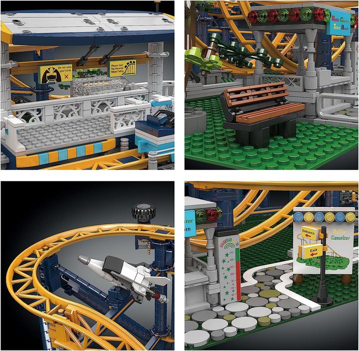 Actual product image Mould King Roller coaster, roller coaster