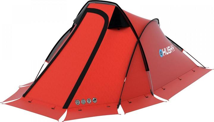 Image du produit Husky Flame 2 Extreme Lichtgewicht Tent - Rood - 2 Persoons (Tente tunnel, 3.26 kg, 2 personnes)
