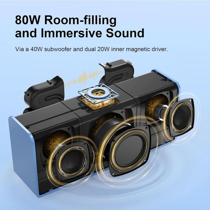 Image du produit Doss SoundBox Ultra Bluetooth-Lautsprecher (18 h, Fonctionnement sur batterie)