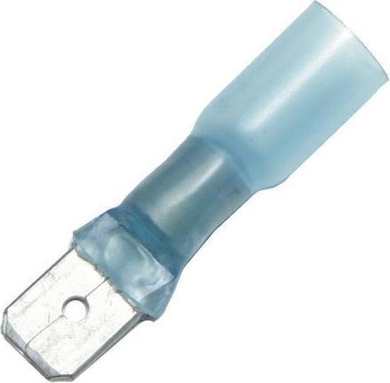 Produktbild Pentair Raychem Flachstecker 6.3 x 0.8 mm Polyamid Blau