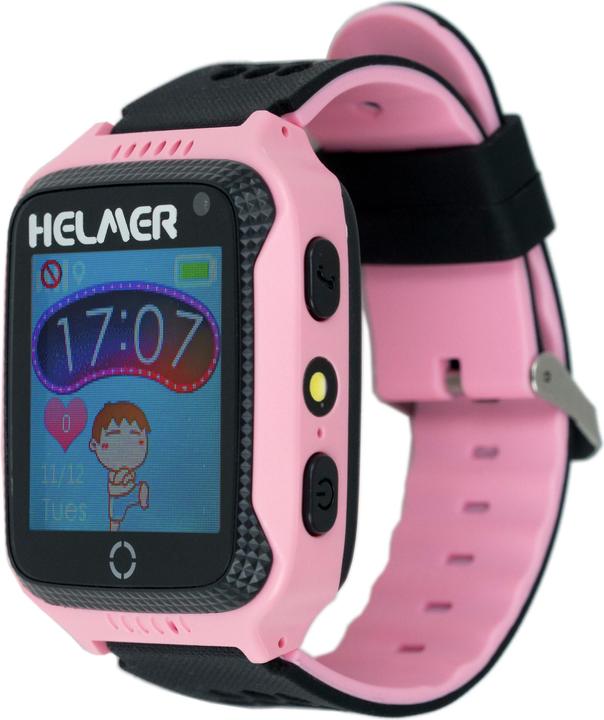 Actual product image Smart touch watch with GPS locator and camera - LK 707 pink for kids (40 mm)