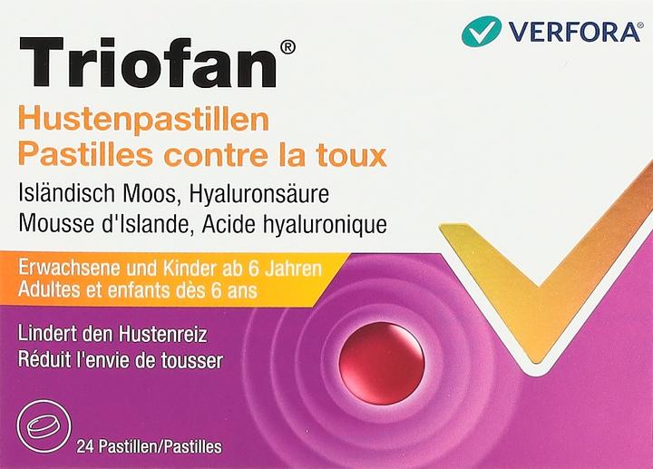 Actual product image Triofan Cough lozenges 24 (24 Piece)