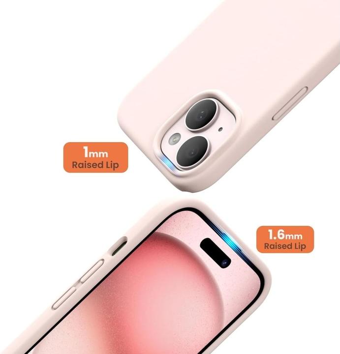 Actual product image Screenguard Apple iPhone 15 Plus Liquid Silicone Case Sleeve (Apple iPhone 15 Plus)