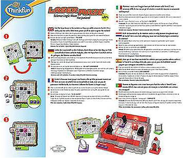 Produktbild Thinkfun Laser Maze Junior (Deutsch, Französisch, Italienisch, Englisch)