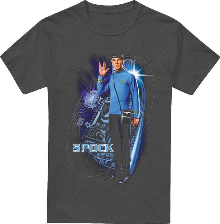 Actual product image Unisex Adult Galactic Spock T-Shirt (XL)