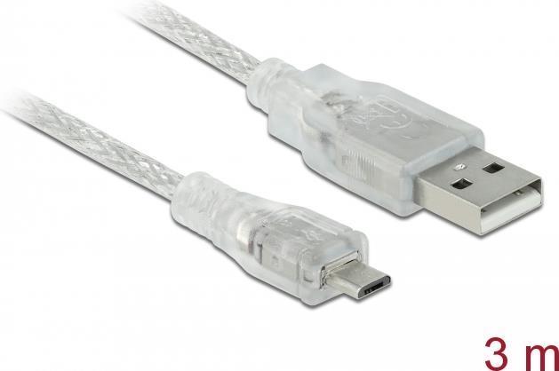 Image du produit Delock USB-A - USB micro-B (3 m, USB 2.0)
