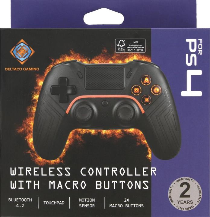 Image du produit Deltaco Gaming Wireless PS4 & PC Controller (PS4, Android, PC)
