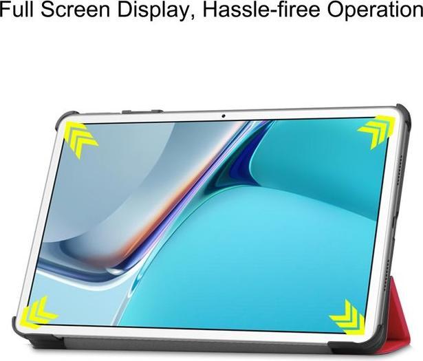 Produktbild MU Classic Dreifach faltbare Leder Hülle (Huawei MatePad 11 (2021))