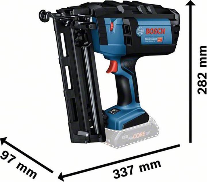 Produktbild Bosch Professional Akku-Holznagler GNH 18V-64 M, L-BOXX 136