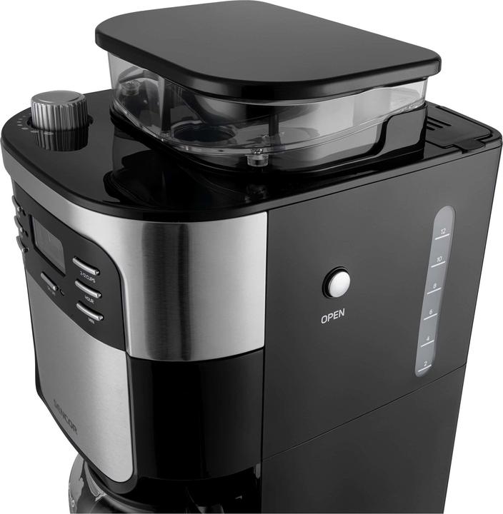 Produktbild Sencor SCE 7000BK Kaffeemaschine in Schwarz und Silber