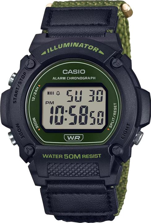Casio Collection - W-219HB-3A (Digital watch, 47 mm)