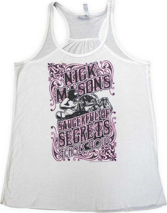 Actual product image Nick Masons Saucerful of Secrets Echoes Tour (White) Vest (L)