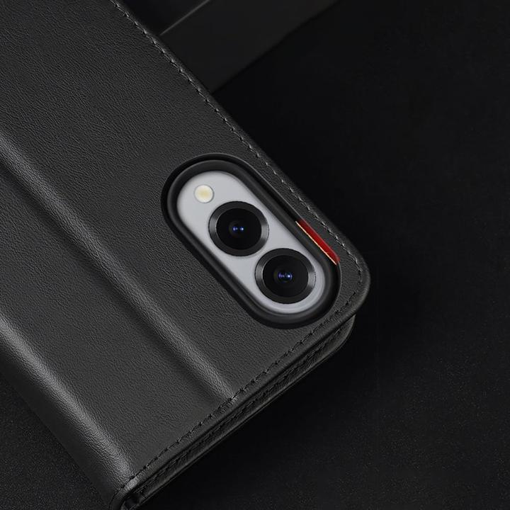 Produktbild Dux Ducis Samsung Galaxy S25 Edge Cover with Wallet - Black (Samsung Galaxy S25 Edge)