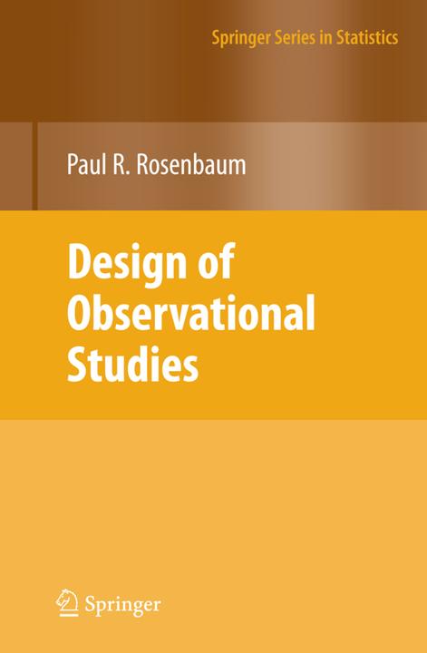 Produktbild Design of Observational Studies (Paul R. Rosenbaum, 2012)