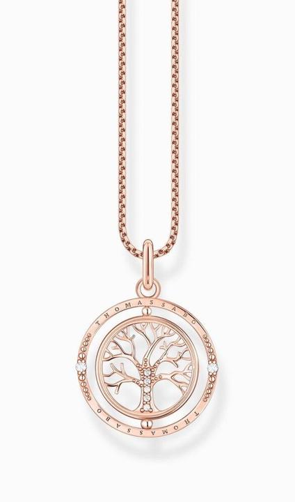 Immagine prodotto Thomas Sabo Albero dell'amore Collana in oro rosa (Argento 925, 40 - 45 cm)
