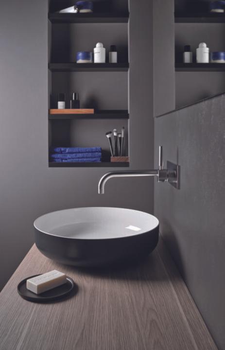 Actual product image Alape top basin AB.SO450.1, round diameter 45,0cm, 3503000000 (450 mm, 570 mm)