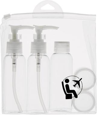 interBär INTER-VION SET Travel Cosmetic Container Kit podróżny zestaw pojemników na kosmetyki 5szt