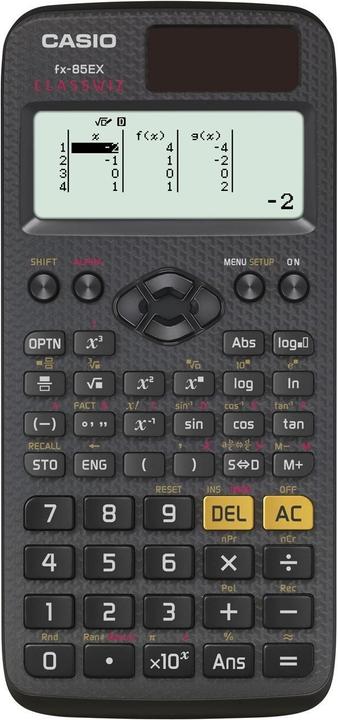 Casio Fx-85ex (Batteries, Solar cells)