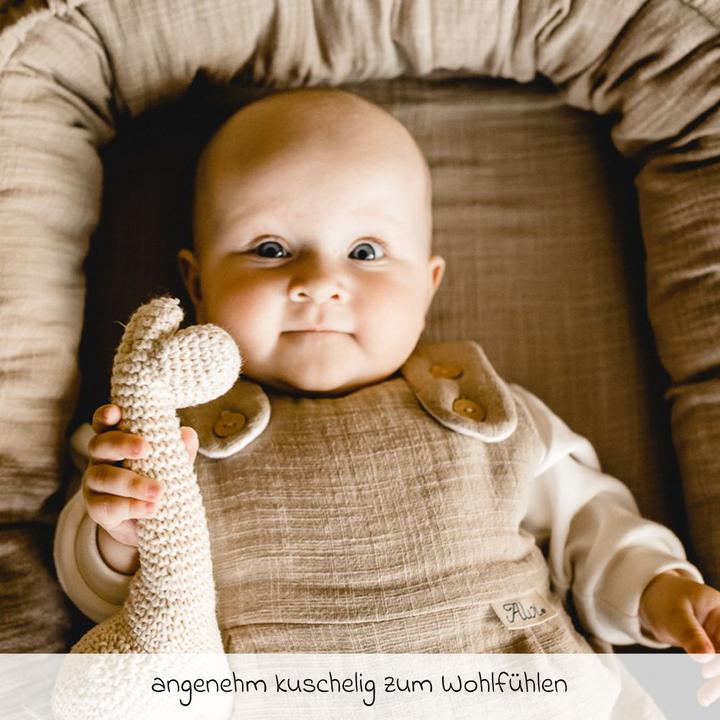 Actual product image Alvi Babynestchen & Bettschlangen Schlummer-Nestchen - Slub Muslin