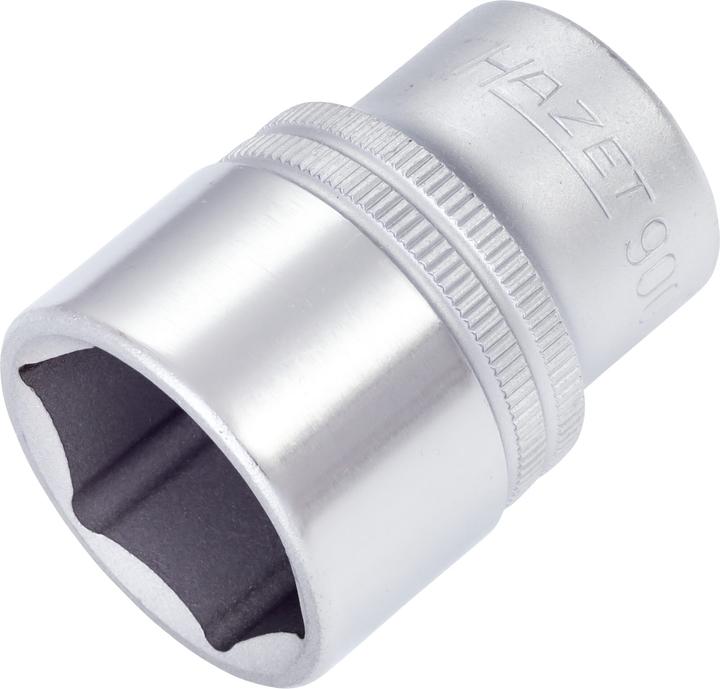 Produktbild HAZET Steckschlüsseleinsatz ∙ Sechskant 900-24 ∙ Vierkant12,5 mm (1/2 Zoll) ∙ Aussen Sechskant-Tract… (24 mm)