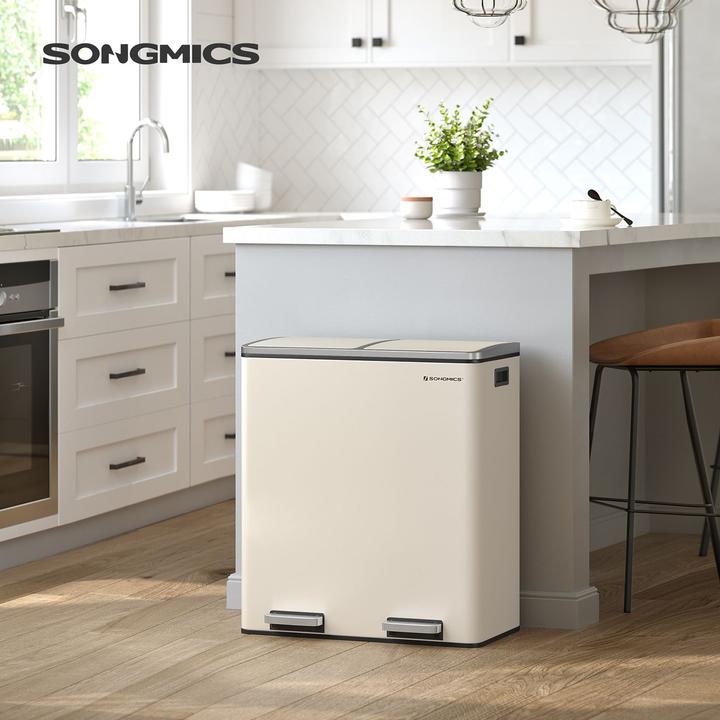 Actual product image Songmics Waste bin with lid and inner bin (60 l)