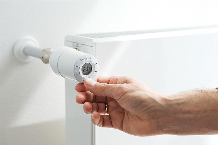 Actual product image Devolo Home Control Radiator thermostat