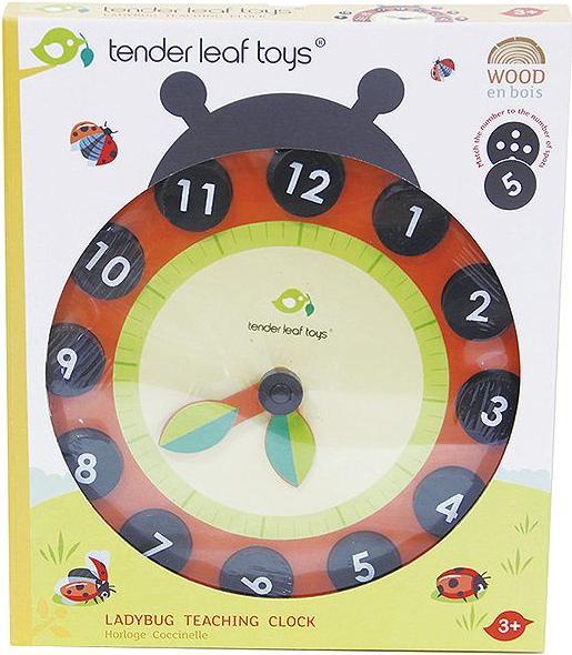 Immagine prodotto Tender Leaf Toys Coccinella dell'orologio per l'apprendimento (Tedesco, Francese, Italiano, Inglese)