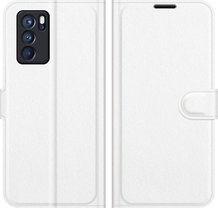 Produktbild Cover-Discount OPPO Reno6 Pro - Leder Etui Hülle weiss (Oppo Reno 6 Pro 5G)