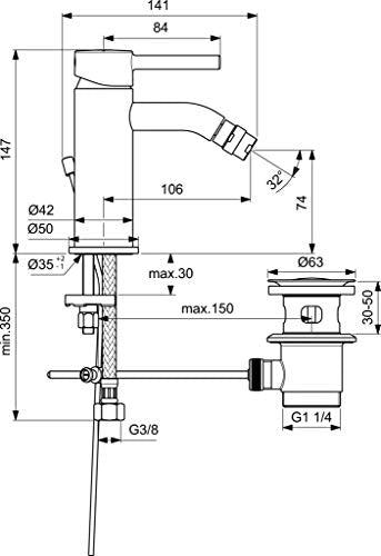 Actual product image Ideal Standard Bidet faucet BC197AA