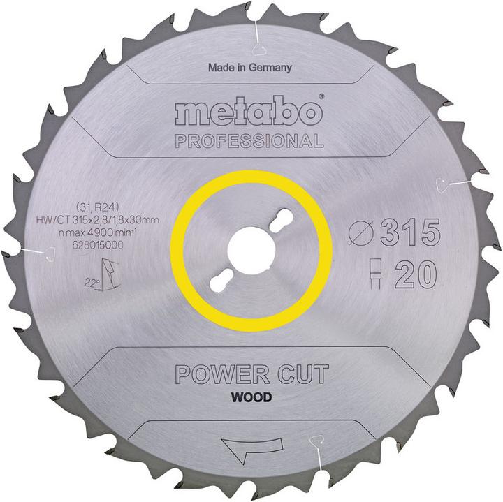 Produktbild Metabo HM-Kreissägeblatt Ø 254 x 30 m
