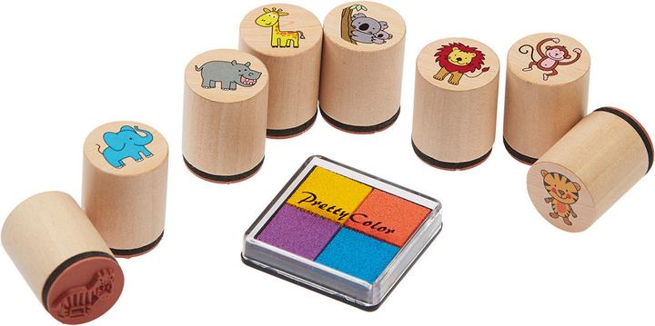 Actual product image Goki Stamp Wild Animals