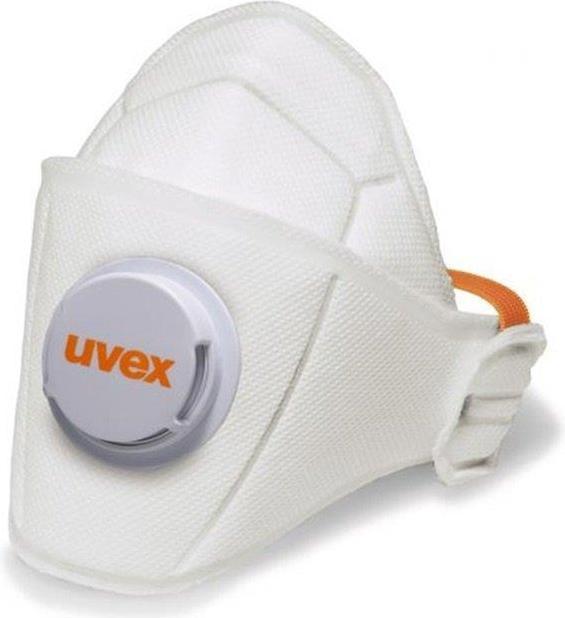 Uvex Safety Respirator Uvex silv-Air Premium 5210 FFP2, foldable, with valve, 3 pcs, retail package (FFP2, 3 x)