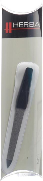 Actual product image Herba Sapphire nail file in case