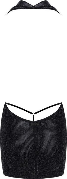 Actual product image Noir Handmade Mini dress in black (XL)