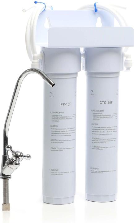 Produktbild Naturewater NW-2-PPCTO 2 Stufen Untertisch Wasserfilter 5µ Sediment Aktivkohle