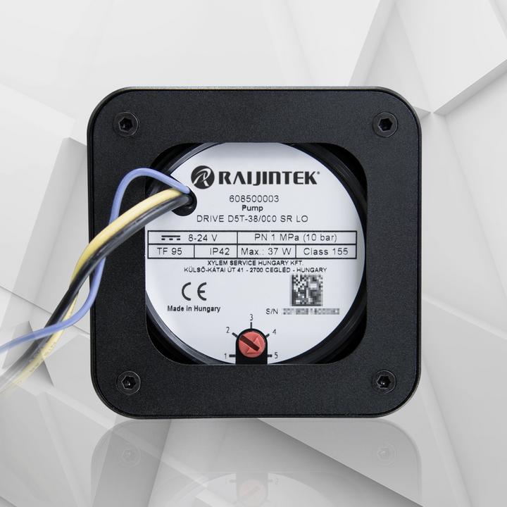 Actual product image Raijintek ANTILA D5 EVO RBW pump with AGB, ARGB