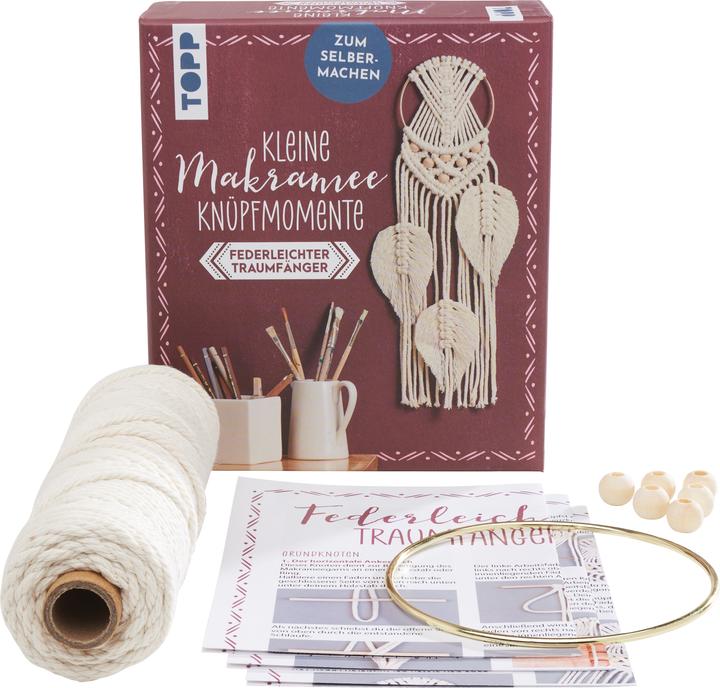 Image du produit Kit de bricolage attrape-rêves en macramé