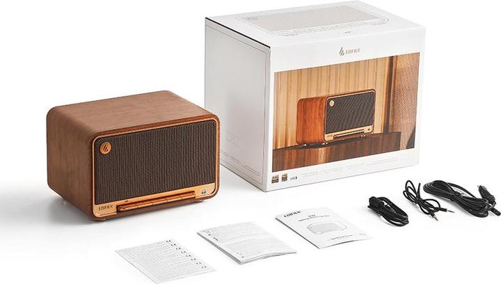 Produktbild Edifier D32 Multiroom-fähiger WiFi Speaker Bluetooth holz retail (11 h)