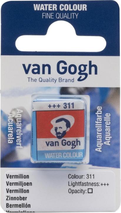 Van Gogh Watercolour paint 311 vermilion, 1 piece (Vermilion number 311, 1000 ml)