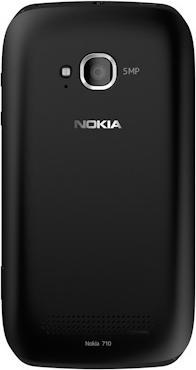 Actual product image Nokia Lumia 710 - 8GB - Black/Black (8 GB, 3.70", 5 Mpx, 3G)