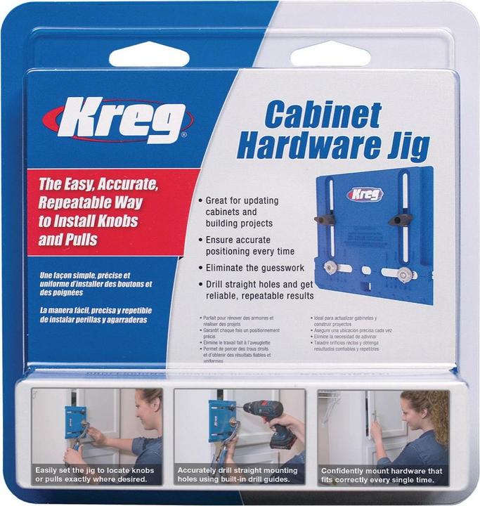 Produktbild Kreg Cabinet Hardware Jig Bohrschablone für Möbelgriffe ( KHI-PULL ) für Möbelbau und Schranktüren