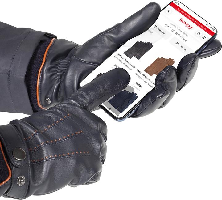 Isotoner Gants Copatibles Ecrans Tactilles-8 (8)