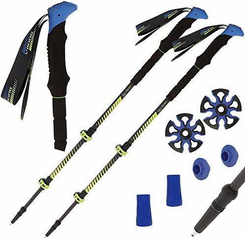 Image du produit Vikingsports Bâtons de trekking en carbone Carbo-Lite Bâtons de randonnée pliables Bâtons de randonnée