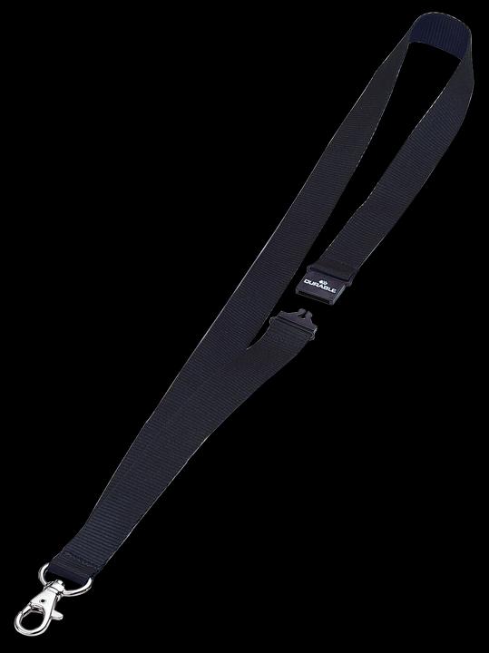 Produktbild Durable Staples Ausweisband 20, Karabiner, Juoda, 10 Stück