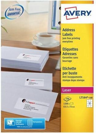 Actual product image Avery Address labels