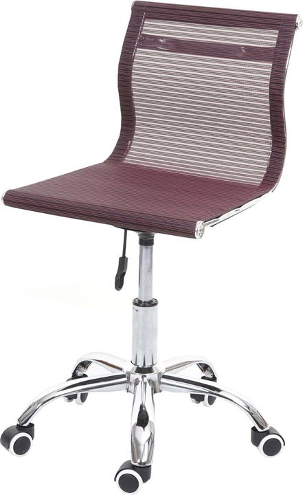 Actual product image Mendler Office chair HWC-K53, mesh cover fabric/textile - wine red