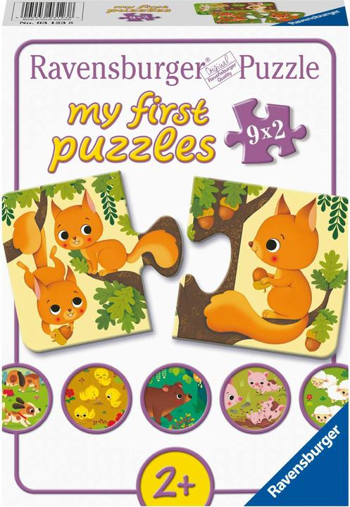 Ravensburger Animals and their little ones puzzle (18.18 pieces)